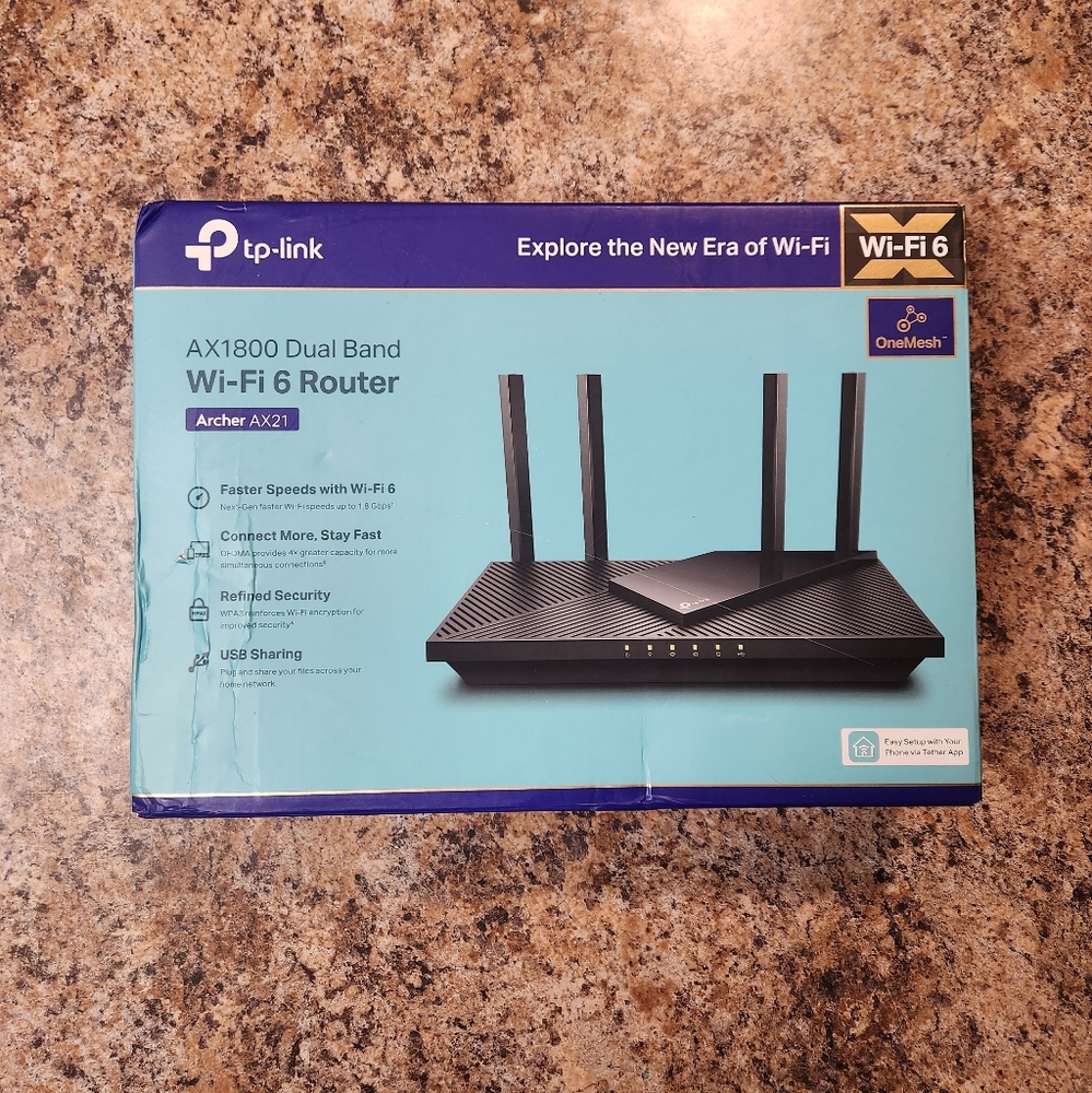TP-Link Black Wireless Router for Seamless Networking